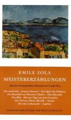 Cover Meistererzählungen