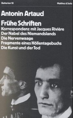 Cover Frühe Schriften