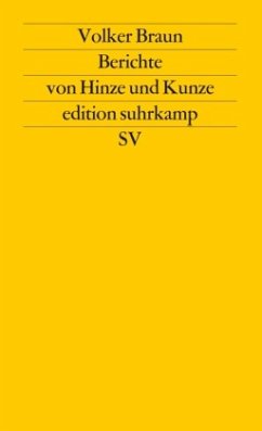 Berichte von Hinze und Kunze - Braun, Volker