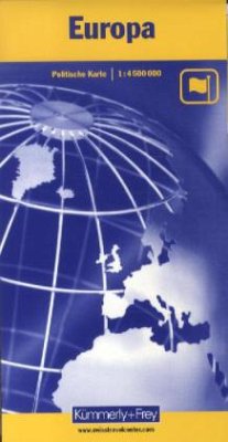 Cover Kümmerly & Frey Karte Europa, politische Karte. Europe, Political Map / Europe, Carte politique