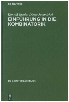 Einführung in die Kombinatorik - Jacobs, Konrad;Jungnickel, Dieter