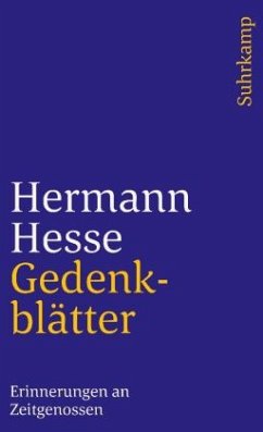 Gedenkblätter - Hesse, Hermann