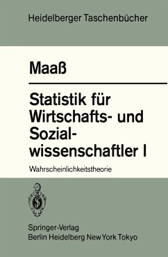 Statistik für Wirtschafts- und Sozialwissenschaftler I - Maass, S.