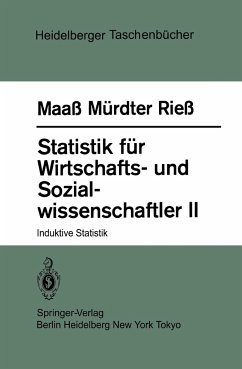 Statistik für Wirtschafts- und Sozialwissenschaftler II - Maass, S.;Mürdter, H.;Riess, H.