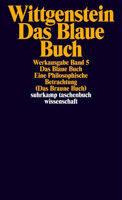 Das Blaue Buch - Wittgenstein, Ludwig