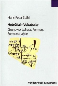 Hebräisch-Vokabular - Stähli, Hans-Peter