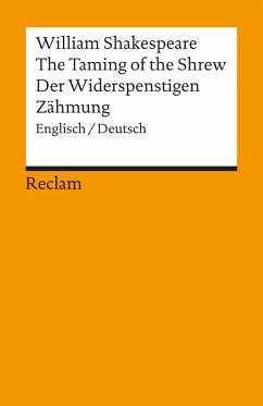 The Taming of the Shrew / Der Widerspenstigen Zähmung - Shakespeare, William