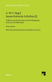 Jenaer Kritische Schriften / Jenaer Kritische Schriften (I)