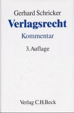 Verlagsrecht - Schricker, Gerhard