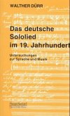 Das deutsche Sololied im 19. Jahrhundert