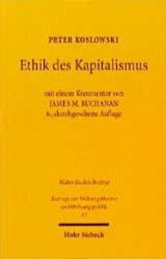 Ethik des Kapitalismus - Koslowski, Peter