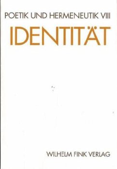 Identität / Poetik und Hermeneutik Bd.8 - Marquard, Odo / Stierle, Karlheinz (Hgg.)