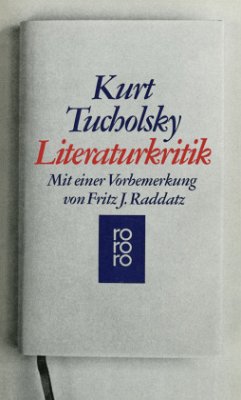 Literaturkritik - Tucholsky, Kurt