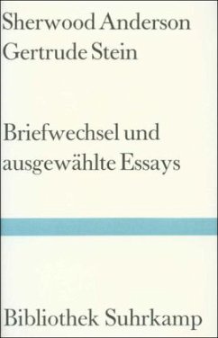 Briefwechsel und ausgewählte Essays - Anderson, Sherwood; Stein, Gertrude