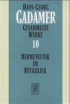 Gesammelte Werke / Gesammelte Werke, 10 Bde. 10 - Gadamer, Hans-Georg;Gadamer, Hans-Georg