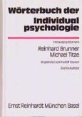 Wörterbuch der Individualpsychologie