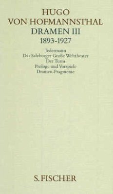 Dramen / Gesammelte Werke, 10 Bde. 126, Tl.3 - Hofmannsthal, Hugo von;Hofmannsthal, Hugo von