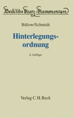 Cover Hinterlegungsordnung