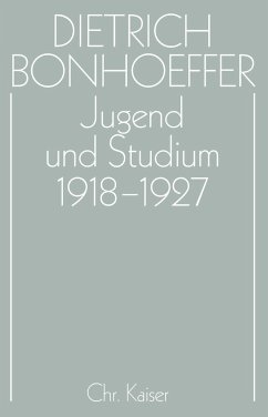 Jugend und Studium 1918-1927 - Bonhoeffer, Dietrich