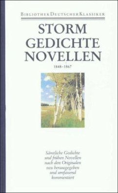 Cover Gedichte; Novellen 1848-1867 / Sämtliche Werke, Ln Bd.1