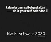 Black  Schwarz 2025  Blanko Gross XL Format