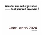 White  Weiss 2025  Blanko Gross XL Format