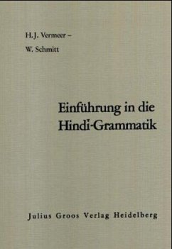 Einführung in die Hindi-Grammatik - Vermeer, Hans J.; Schmitt, Walter