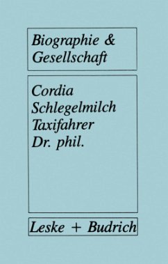 Taxifahrer Dr. phil. - Schlegelmilch, Cordia