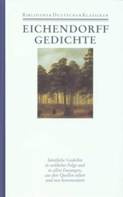 Gedichte; Versepen / Werke 1 - Eichendorff, Joseph von;Eichendorff, Joseph von