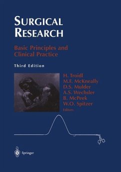 Surgical Research - Troidl, Hans / McKneally, M. F. / Mulder, David S. / Wechsler, A. S. / McPeek, Bucknam / Spitzer, W. O. (Hgg.)