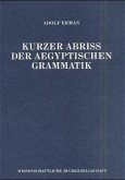 Kurzer Abriß der aegyptischen Grammatik