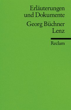 Cover Georg Büchner 'Lenz'