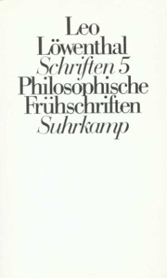 Schriften. 5 Bände / Schriften, 5 Bde. Kt Bd.5 - Löwenthal, Leo