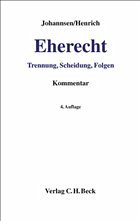Eherecht - Johannsen / Henrich, Dieter (Hgg.)