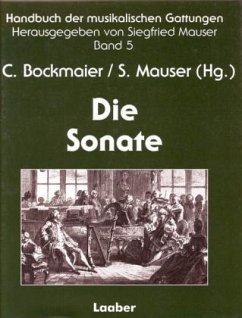 Cover Die Sonate / Handbuch der musikalischen Gattungen Bd.5