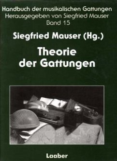 Cover Theorie der Gattungen / Handbuch der musikalischen Gattungen Bd.15