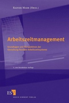 Arbeitszeitmanagement - Marr, Rainer (Hrsg.)