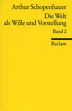 Cover Die Welt als Wille und Vorstellung