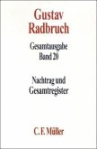 Nachtrag und Gesamtregister / Gesamtausgabe, 20 Bde. Bd.20