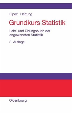 Grundkurs Statistik - Elpelt, Bärbel;Hartung, Joachim