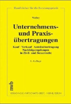 Cover Unternehmens- und Praxisübertragungen
