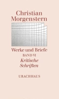 Kritische Schriften / Werke und Briefe Bd.6 - Morgenstern, Christian