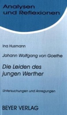 Cover Johann Wolfgang von Goethe 'Die Leiden des jungen Werther'