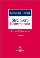 Cover Streitwert-Kommentar