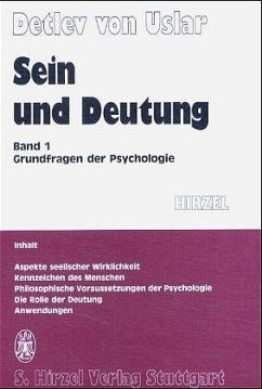 Cover Sein und Deutung Bd.1