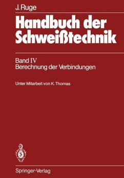 Handbuch der Schweisstechnik / Berechnung der Verbindungen