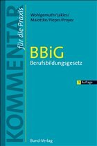 Cover BBiG - Berufsbildungsgesetz