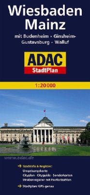 ADAC StadtPlan Wiesbaden, Mainz