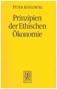 Cover Prinzipien der Ethischen Ökonomie
