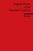 English Poems of the Twentieth Century